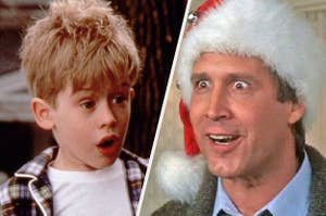 Kevin from Home Alone and Clark from National Lampoon's Christmas Vacation