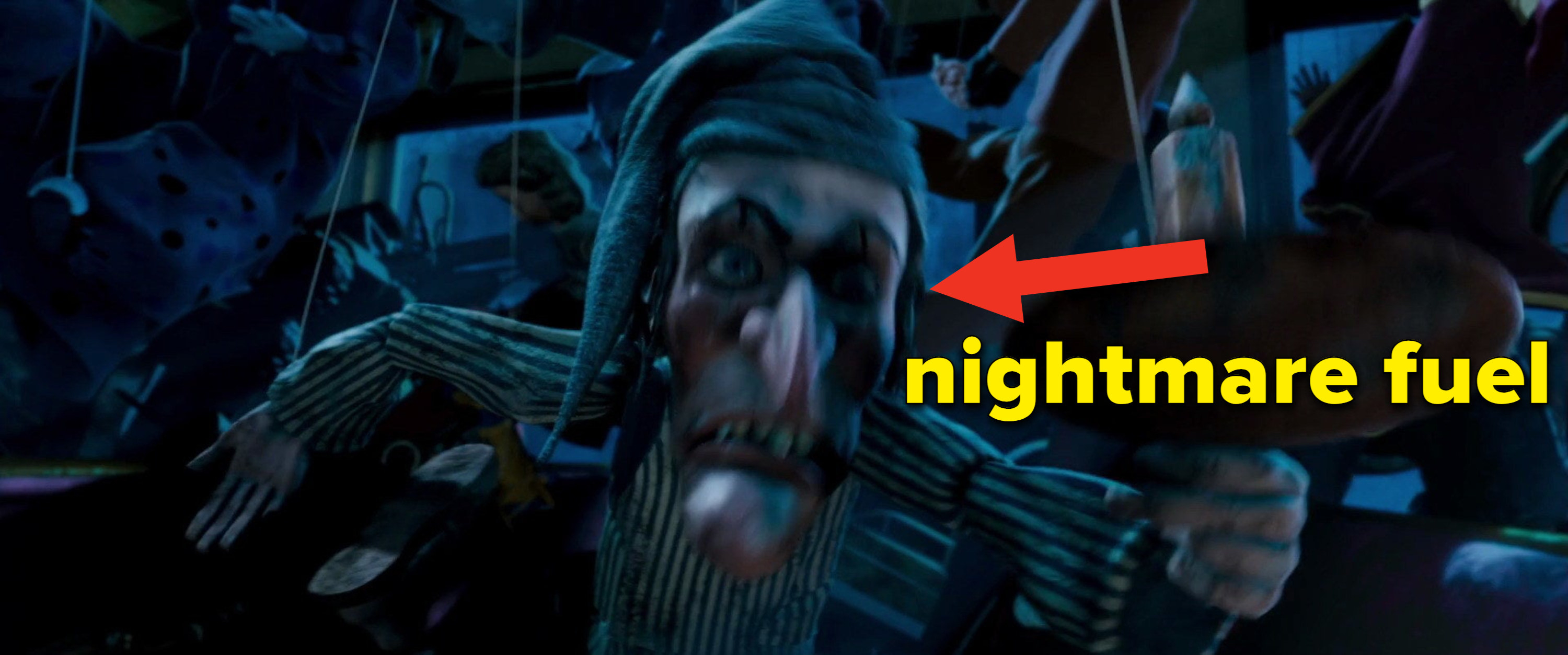 The incredibly haunting Scrooge puppet in &quot;The Polar Express&quot; 