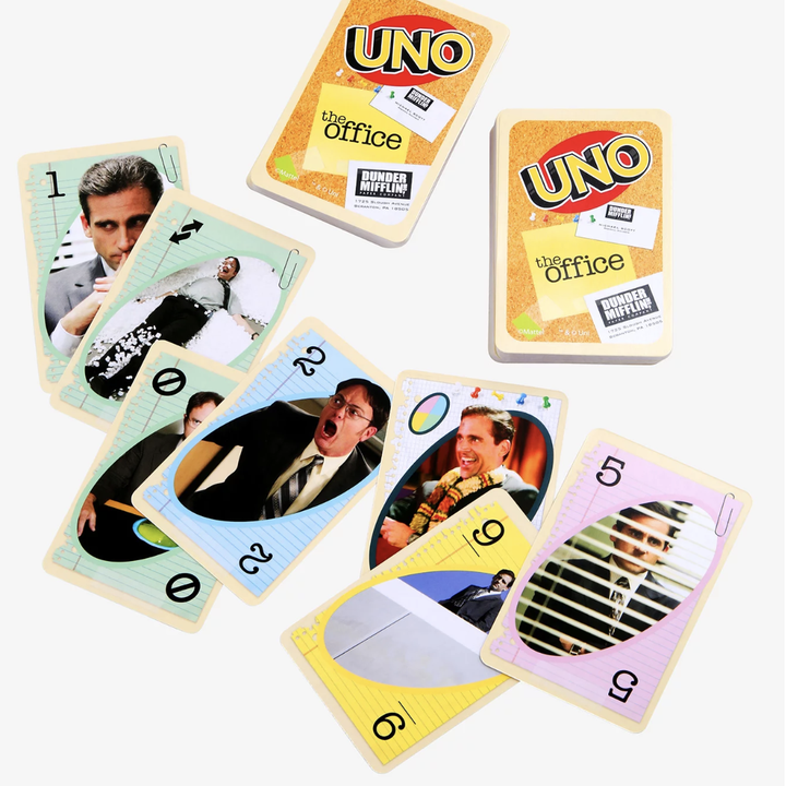 A game of The Office Uno 