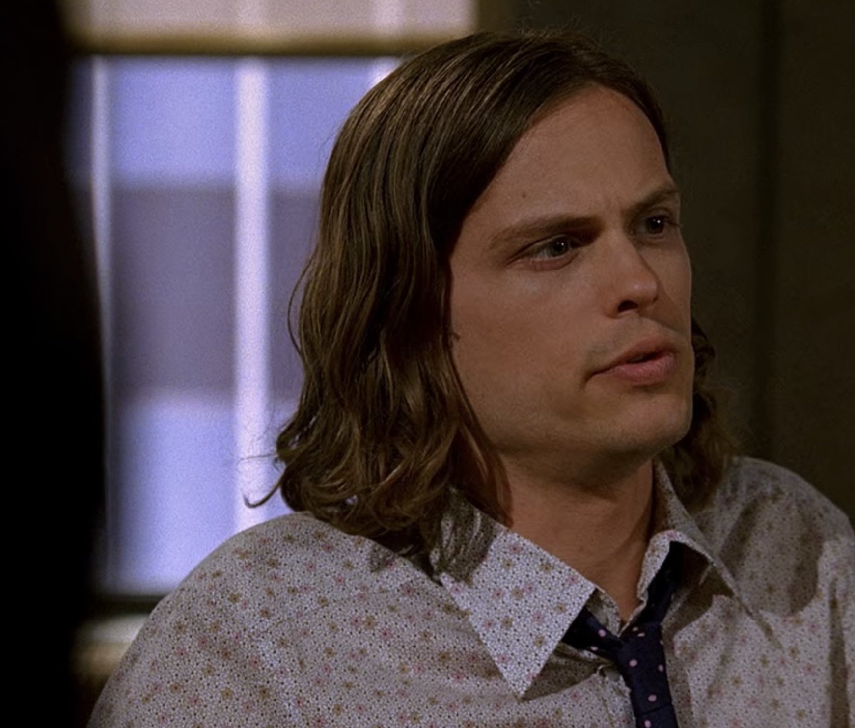 Spencer Reid from Criminal Minds talking