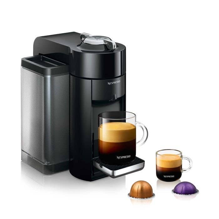 the machine with a freshly brewed cup of coffee on it