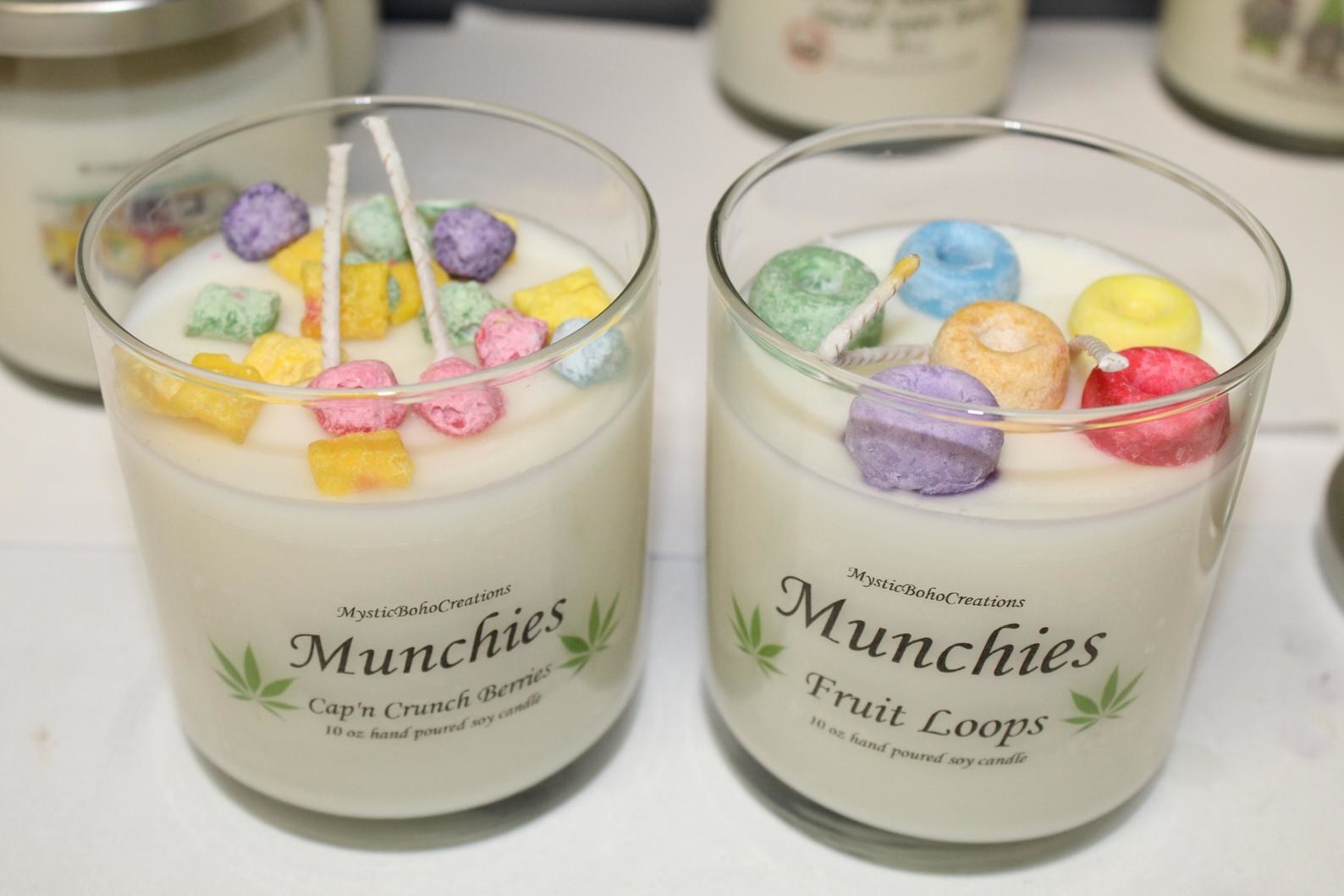 "Munchies" candles