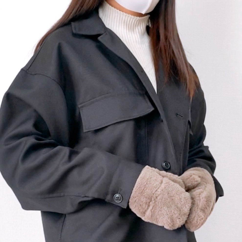 550円でこの暖かさ…！3COINSの「ふわふわ手袋」冬の必需品だわ。