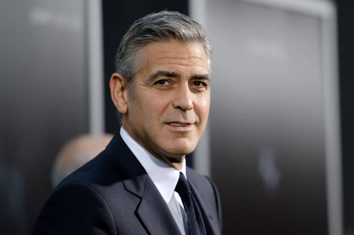 George Clooney attends the "Gravity" New York premiere