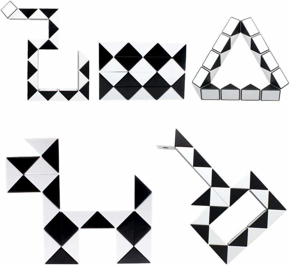 A twist puzzle you can turn and shape into infinite patterns.