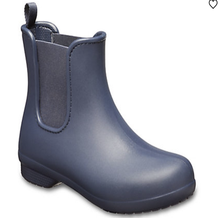navy blue ankle rainboot 