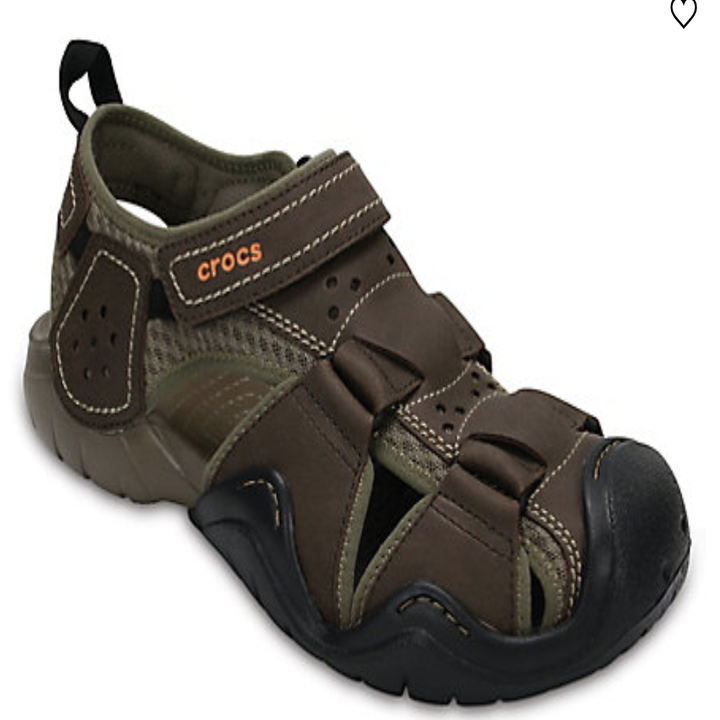 leather fisherman sandals in brown 