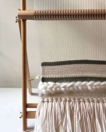 BuzzFeed Editor Chelsea Stuart's weaving loom