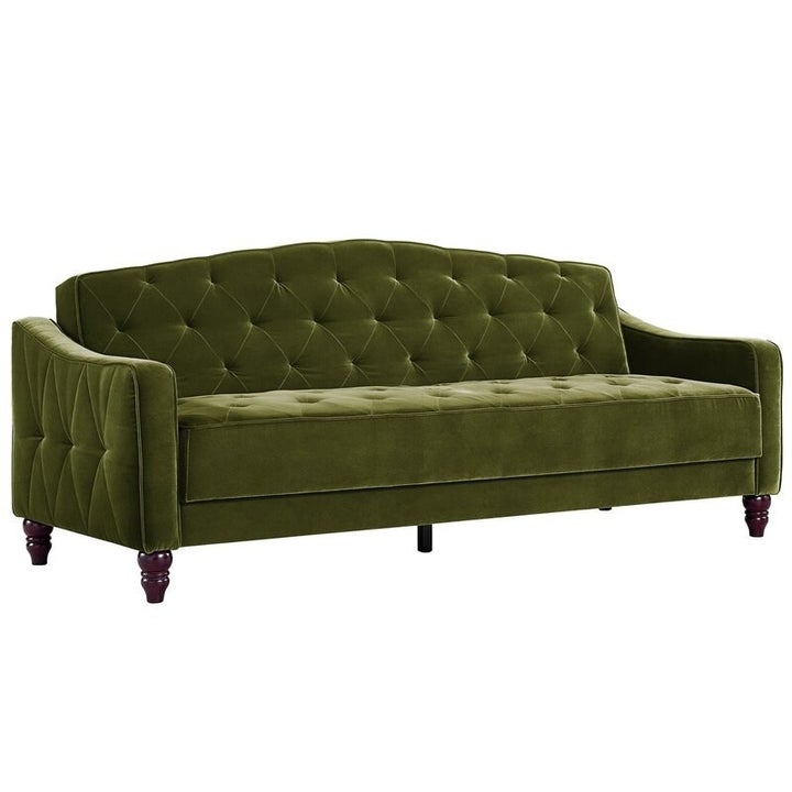 The green sofa 