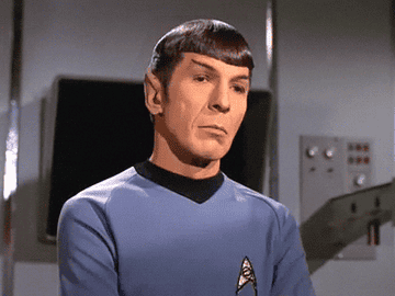 Spock nods his head and says, &quot;Logical,&quot; in Star Trek