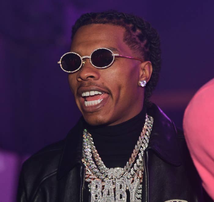 Rapper Lil Baby attends his Birthday Celebration at Gold Room on December 4, 2020 in Atlanta, Georgia