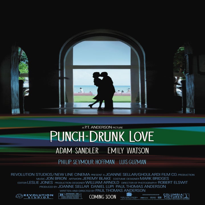 The movie poster for Punch-Drunk Love