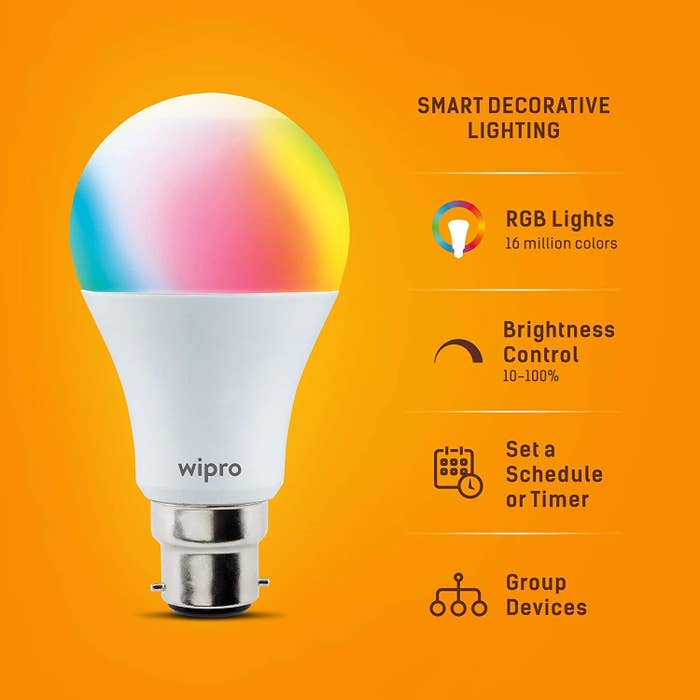 A smart light bulb with its features