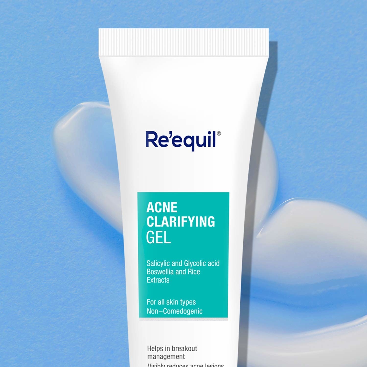 Acne clarifying gel packaging