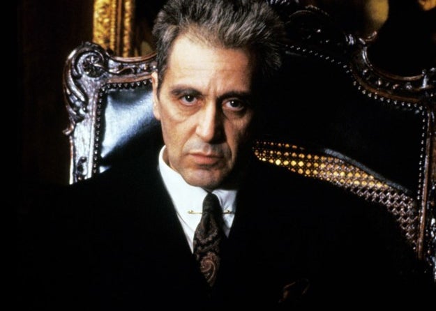 Al Pacino in the Godfather
