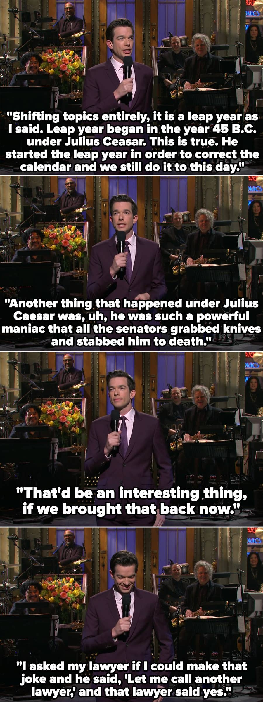 John Mulaney Was Investigated By The Secret Service For An Snl Joke