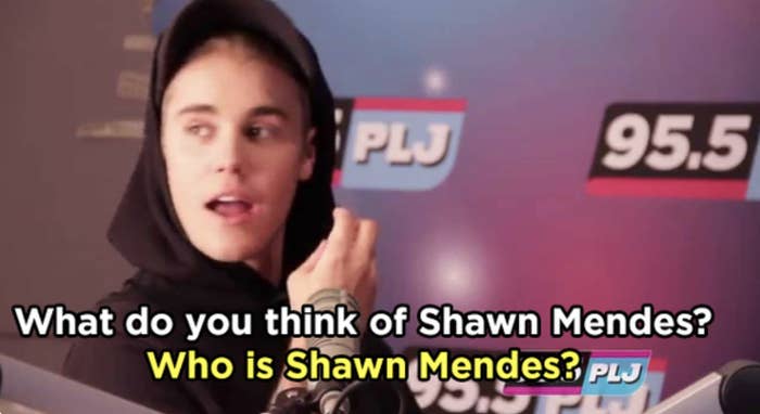 Justin shading Shawn