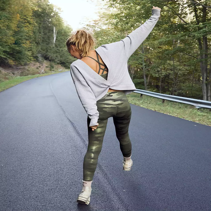 criss cross back sweater 