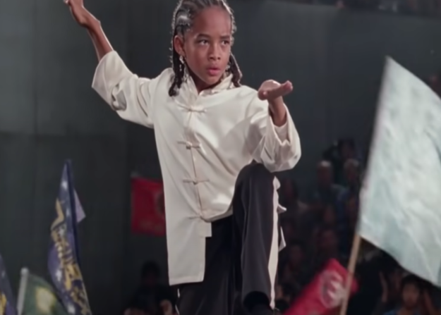 Jaden Smith as Dre Parker in the movie "The Karate Kid."