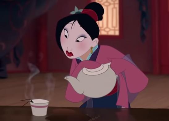 Ming-Na Wen as Fa Mulan in the movie "Mulan."
