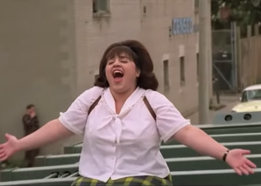 Nikki Blonsky as Tracy Turnblad in the movie "Hairspray."