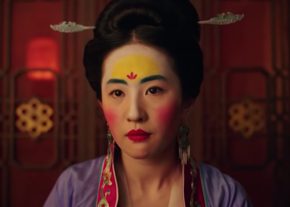 Yifei Liu as Mulan in the movie "Mulan."