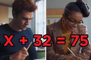 X + 32 = 75