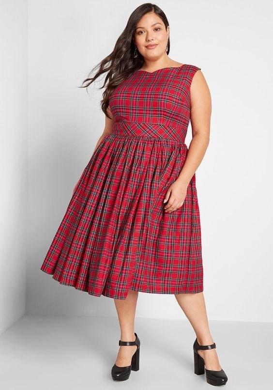 modcloth christmas dress