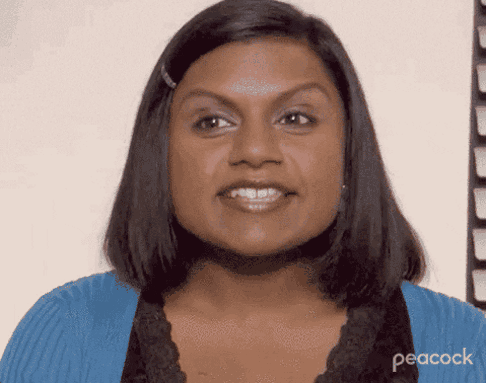 Gif of Kelly Kapoor from The Office saying &quot;this day is bananas&quot; 