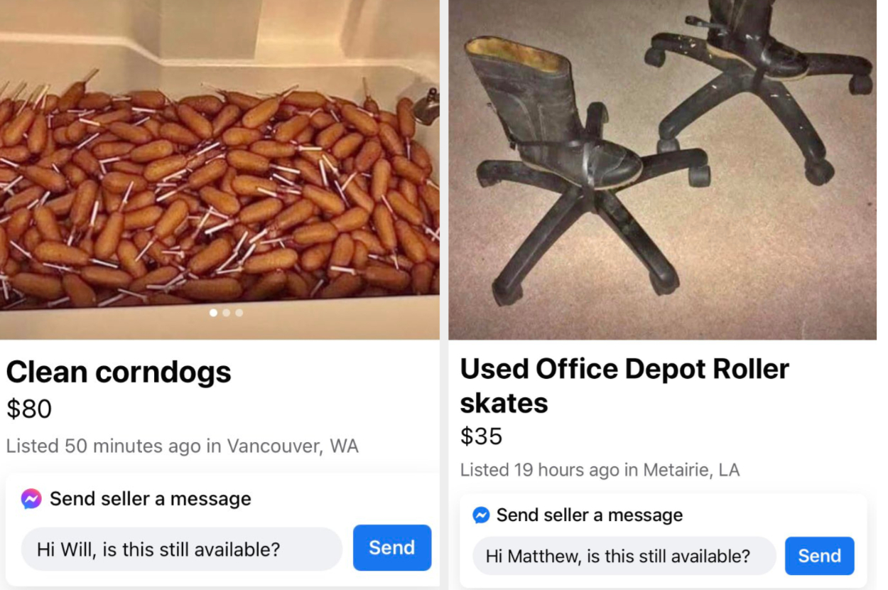 18 Funny Facebook Marketplace Posts