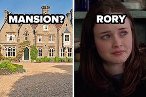 a mansion and rory gilmore