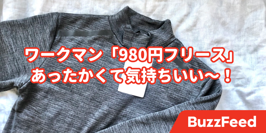 これで980円なんて ワークマンの あったかフリース 値段以上のコスパでした