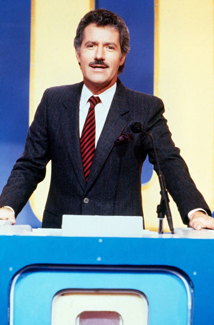 JEOPARDY!, host Alex Trebek (1990)