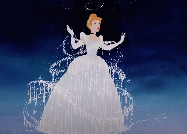 Helene Stanley voices Cinderella in the movie "Cinderella."