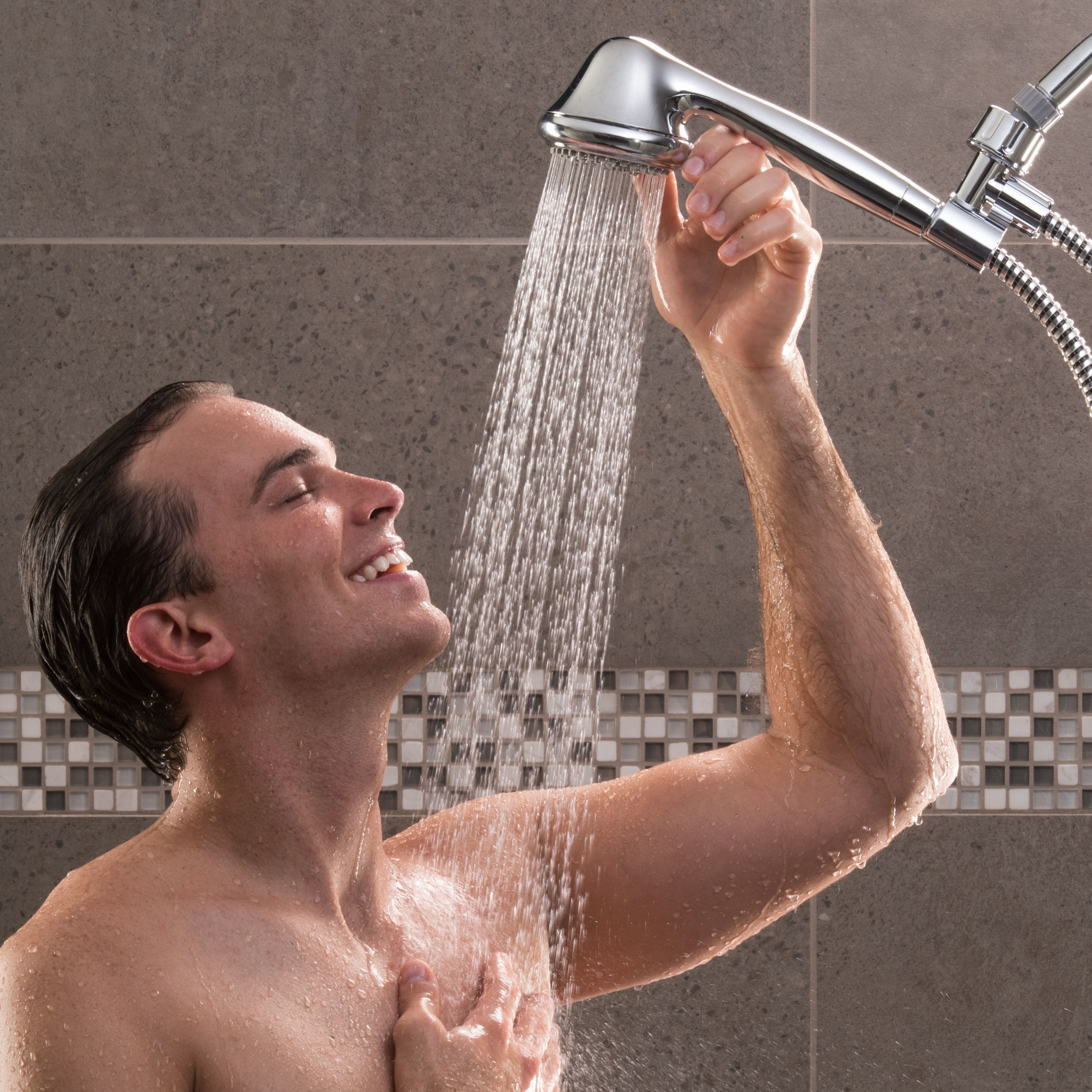 A model using the showerhead