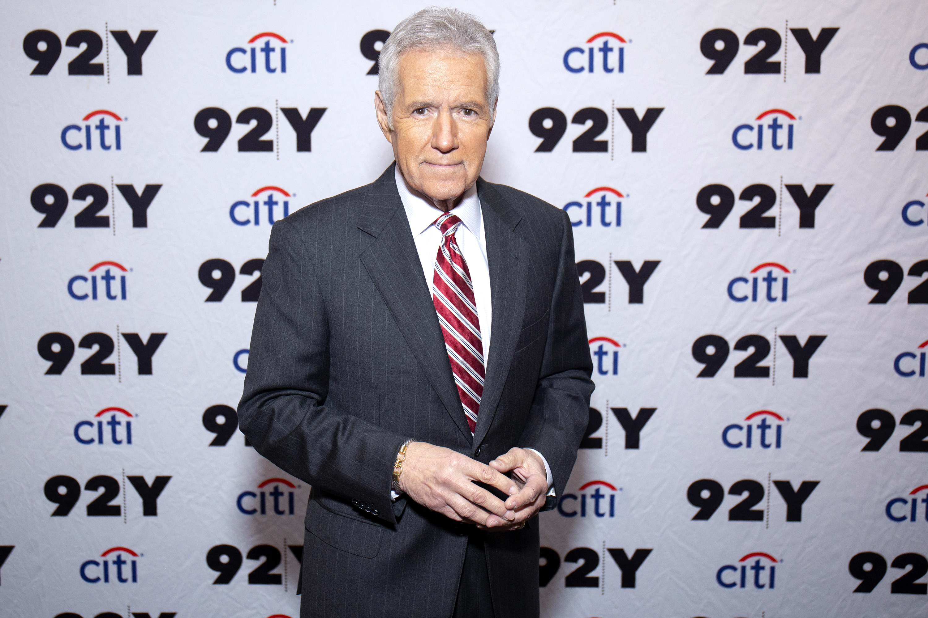 Alex Trebek attends &#x27;Who is Alex Trebek? Celebrating 35 seasons of Jeopardy!&#x27; at 92nd Street Y on February 19, 2019 in New York City