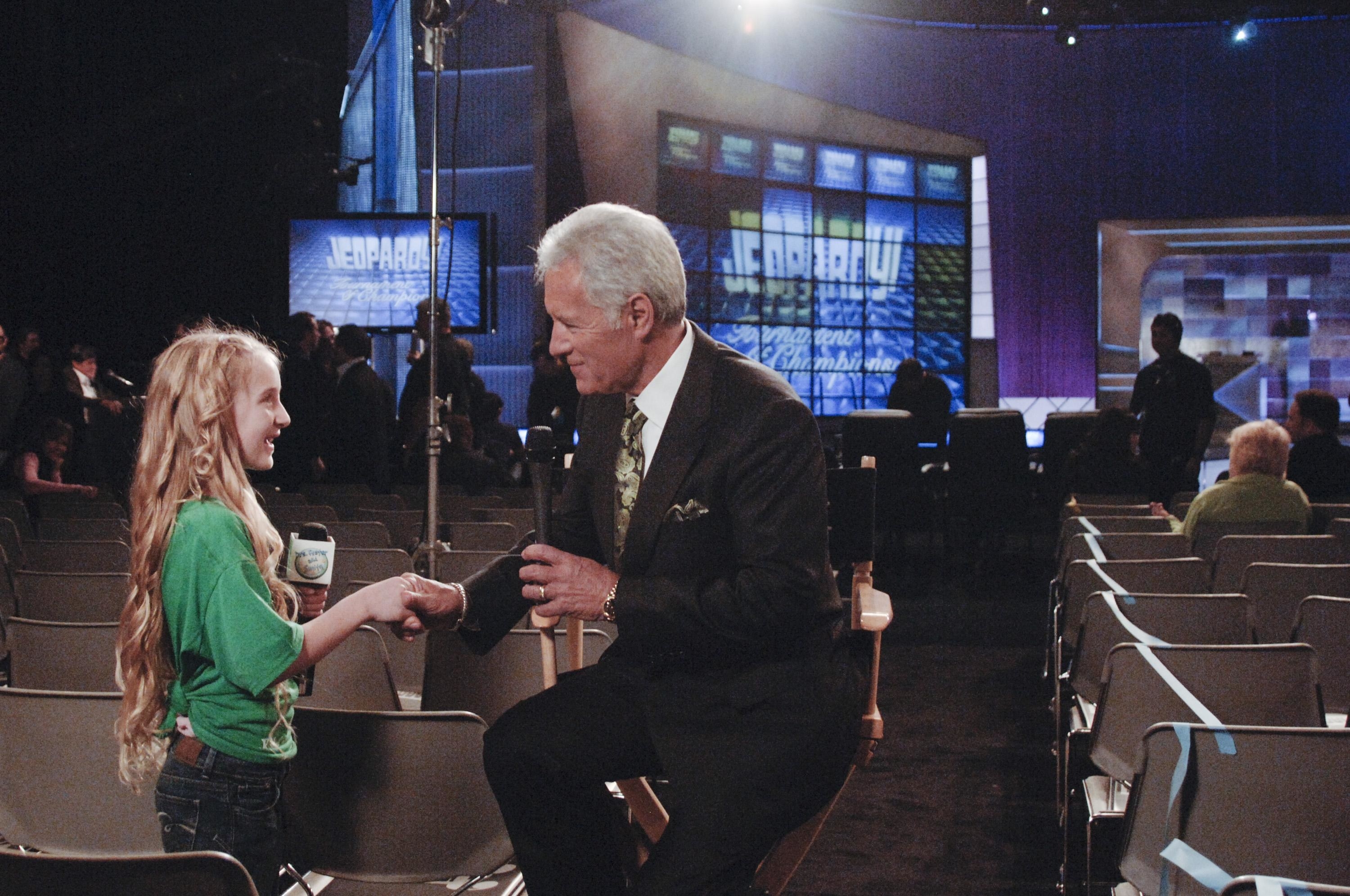 Alex Trebek at a public appearance for THU - Consumer Electronics Show Celebrity Appearances