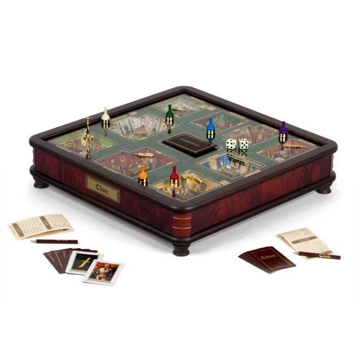 a wooden chess game