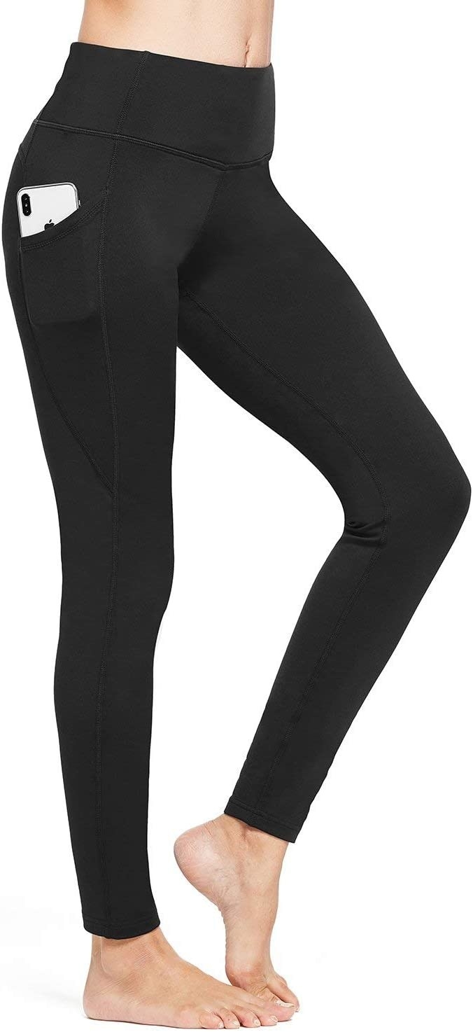 Winter Yoga Pants for Women High Waist Fleece Lined Leggings Thermal cat Yoga Pants 