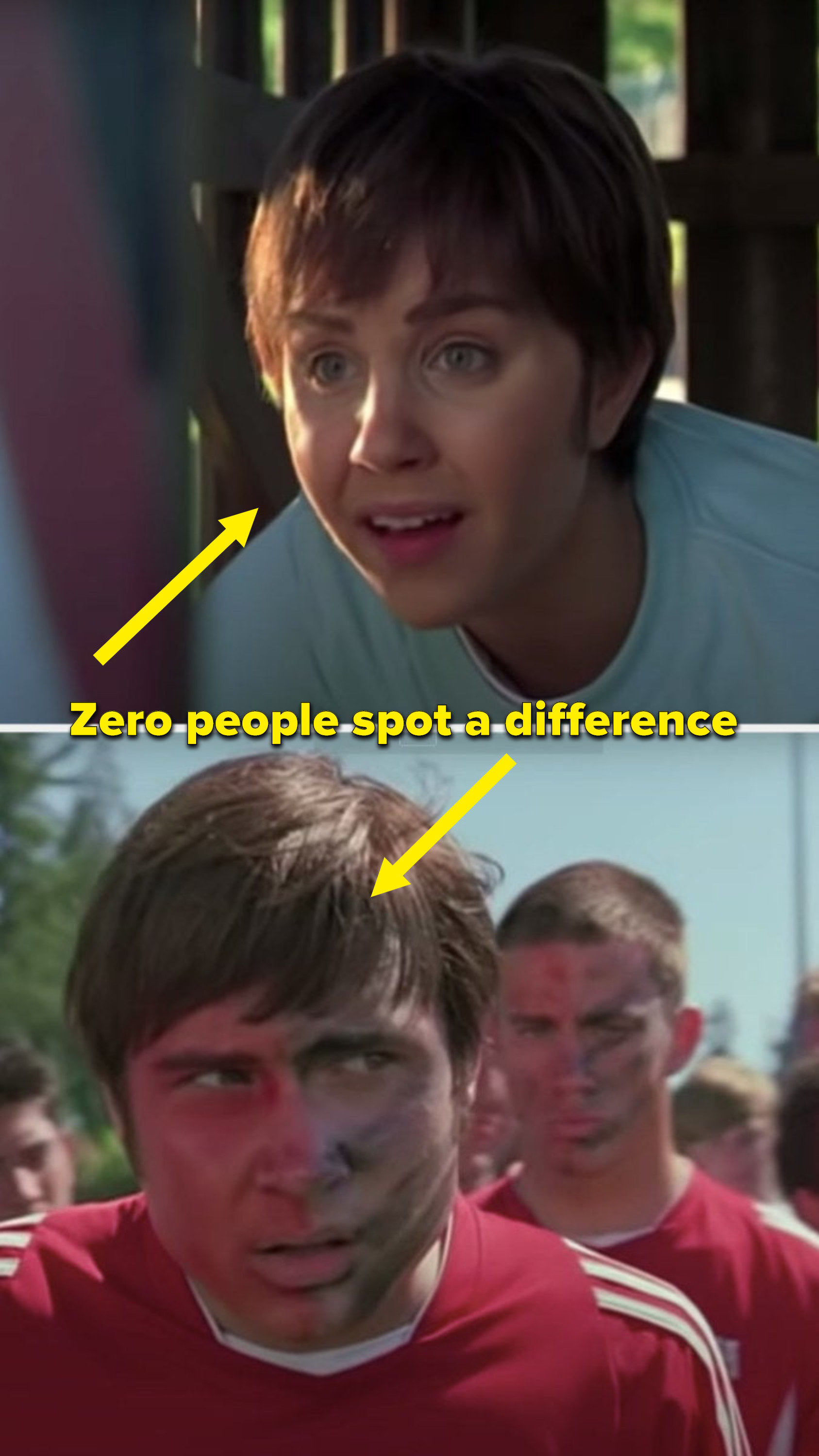 Viola and Sebastian in &quot;She&#x27;s the Man,&quot; are clearly different not the same person but zero people spot a difference