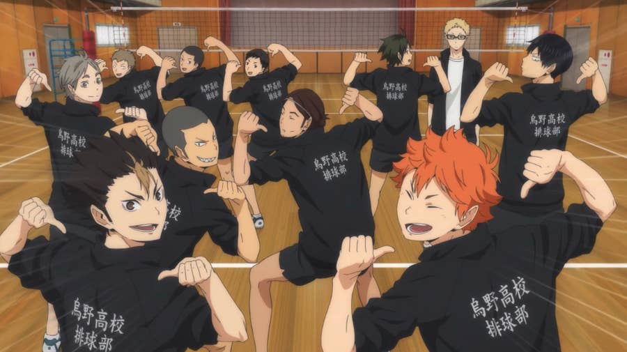 Haikyuu 🏐 is the only sports anime to make me feel inspired. Karasuno of  the concrete have risen above the competition and are currently…