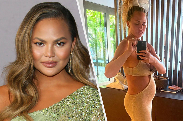 Chrissy Teigen Opened Up About Still Having Her Bump Three Months After Losing Her Baby