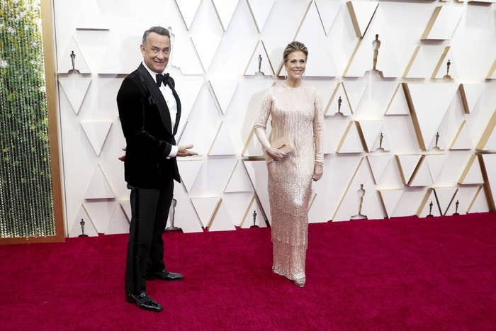 Tom Hanks and Rita Wilson arriving at the 92nd Academy Awards on Sunday, February 9, 2020 at the Dolby Theatre at Hollywood & Highland Center in Hollywood, CA