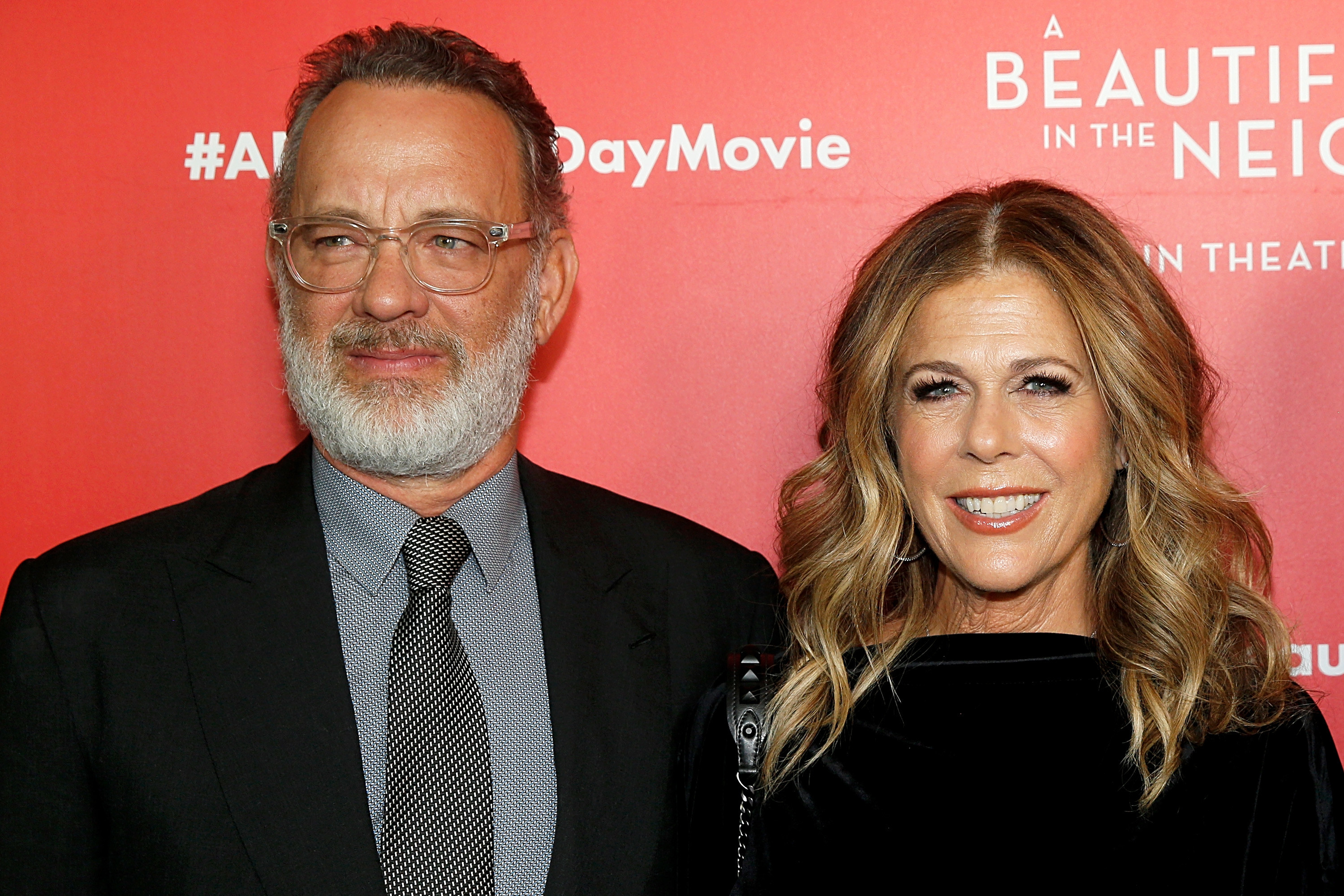 Tom Hanks and Rita Wilson attend &quot;A Beautiful Day In The Neighborhood&quot; New York Screening at Henry R. Luce Auditorium at Brookfield Place on November 17, 2019 in New York City