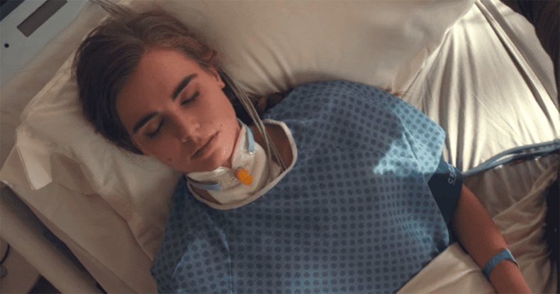 Girl in a coma