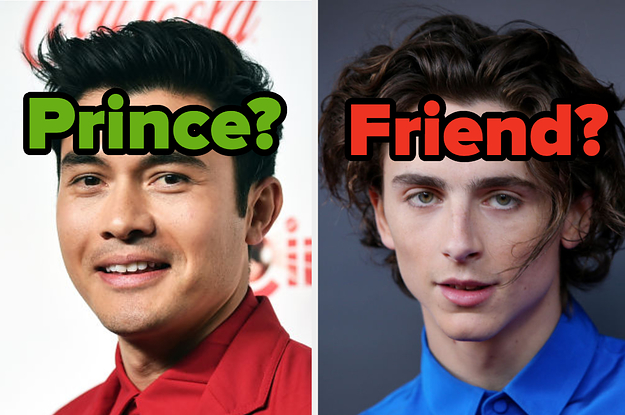 Henry Golding and Timothée Chalamet on the red carpet