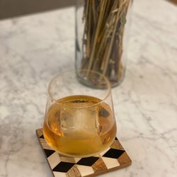 the finished cocktail