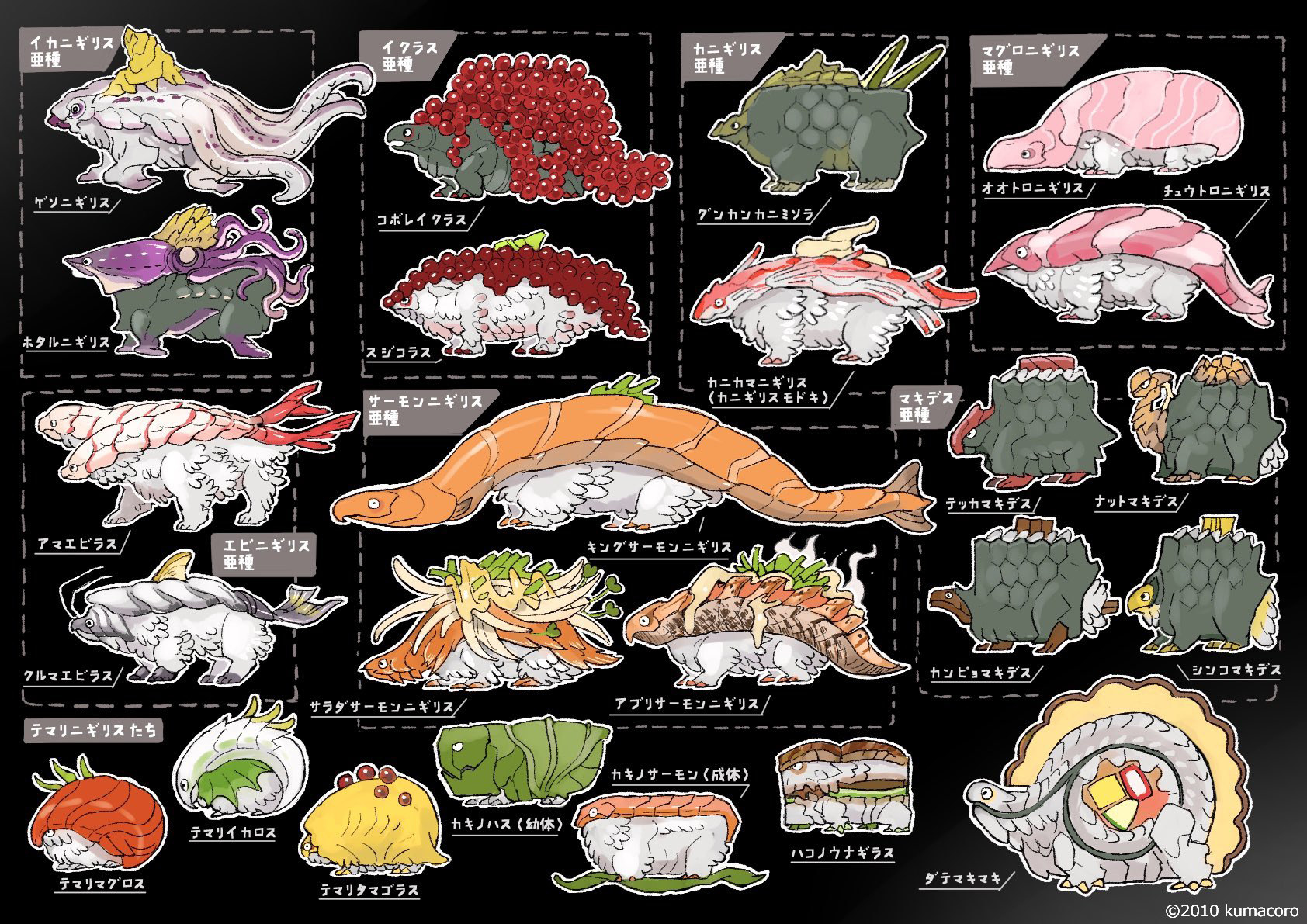 あのお寿司が 擬獣化 かっこよくて美味しそうなキャラたちに世界から絶賛の声