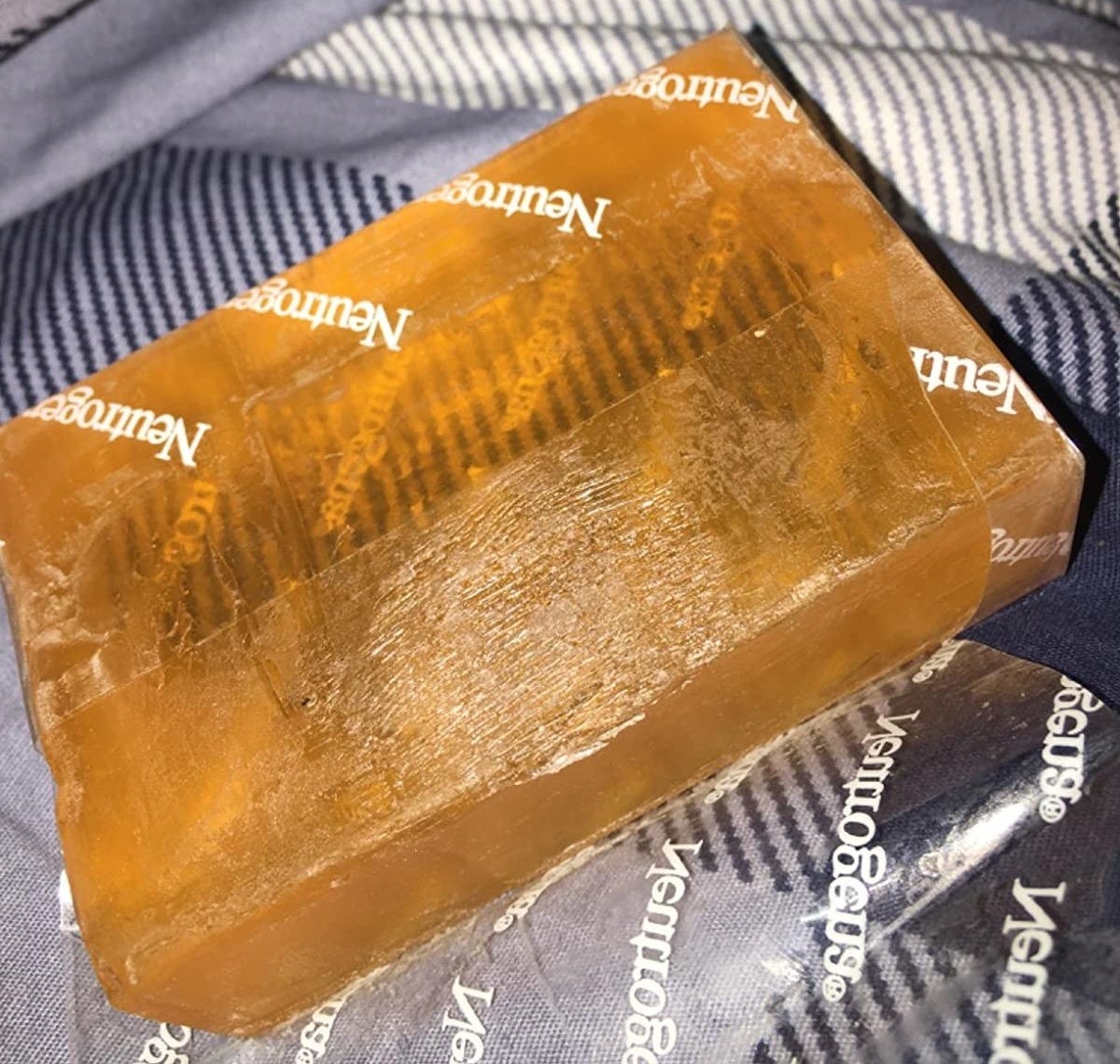 The orange soap bar
