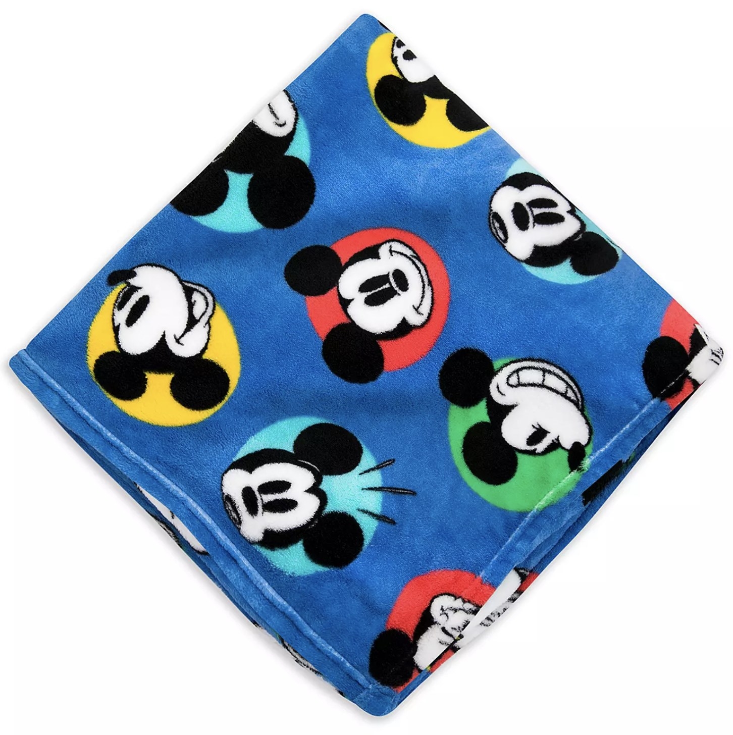 The blue Mickey Mouse blanket